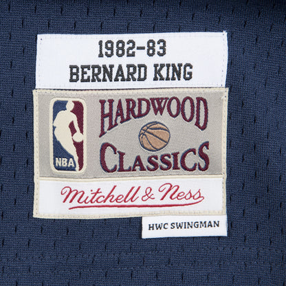 Mitchell & Ness Knicks 1982 Bernard King Road Jersey - Detail View