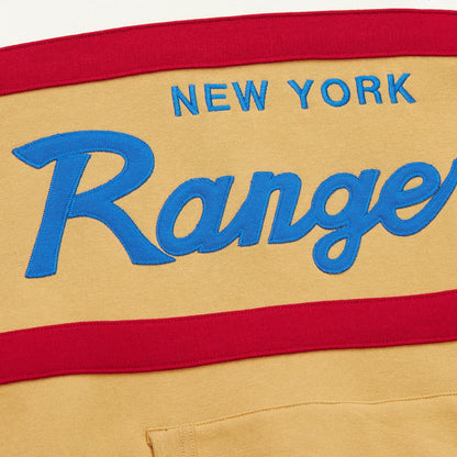 Mitchell & Ness Rangers Natural/Khaki Headcoach Hoodie