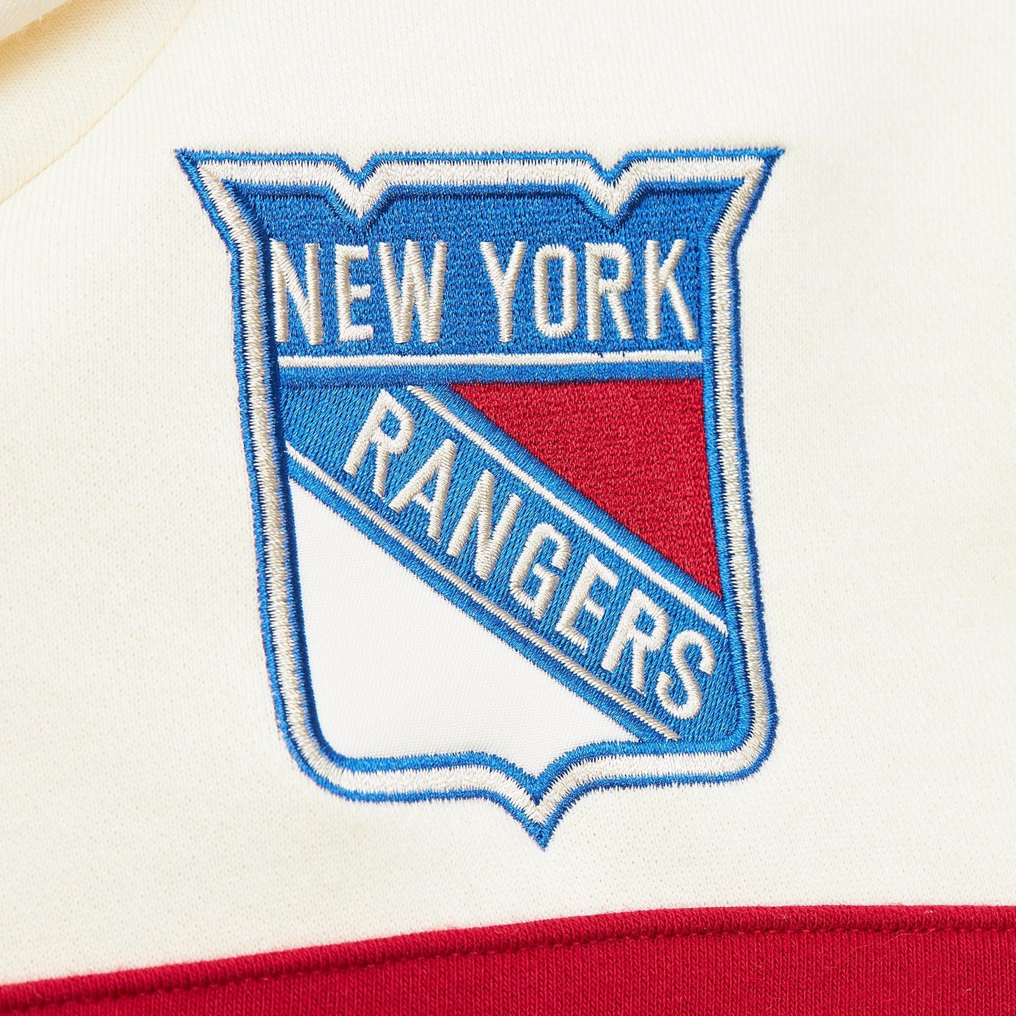 Mitchell & Ness Rangers Natural/Khaki Headcoach Hoodie