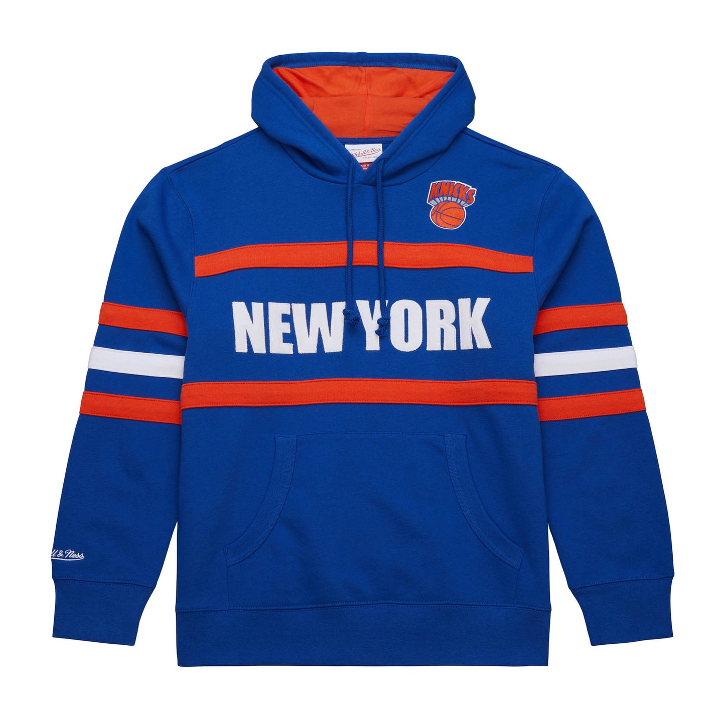 Mitchell & Ness Knicks New York Vintage Logo Headcoach Hoodie