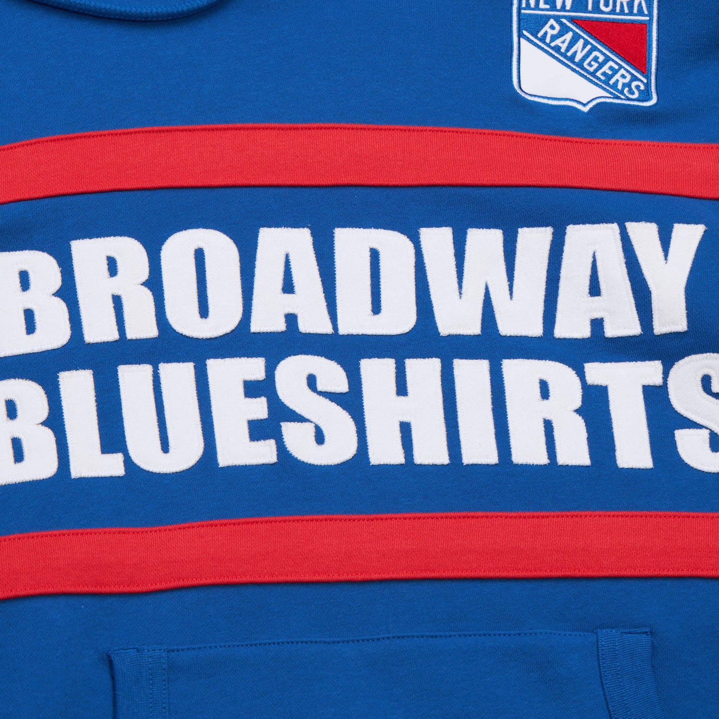 Mitchell & Ness Broadway Blueshirts Headcoach Hoodie