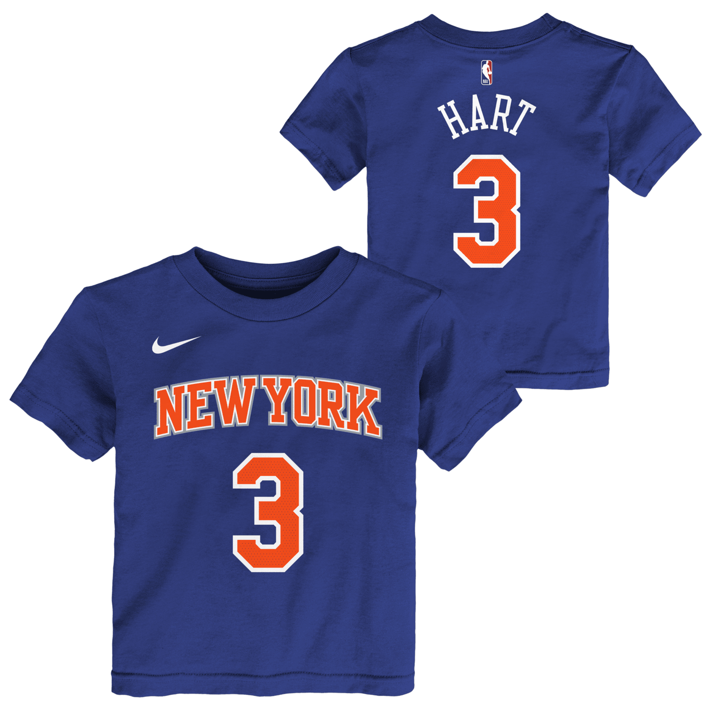 Toddler Knicks Hart Name & Number Tee