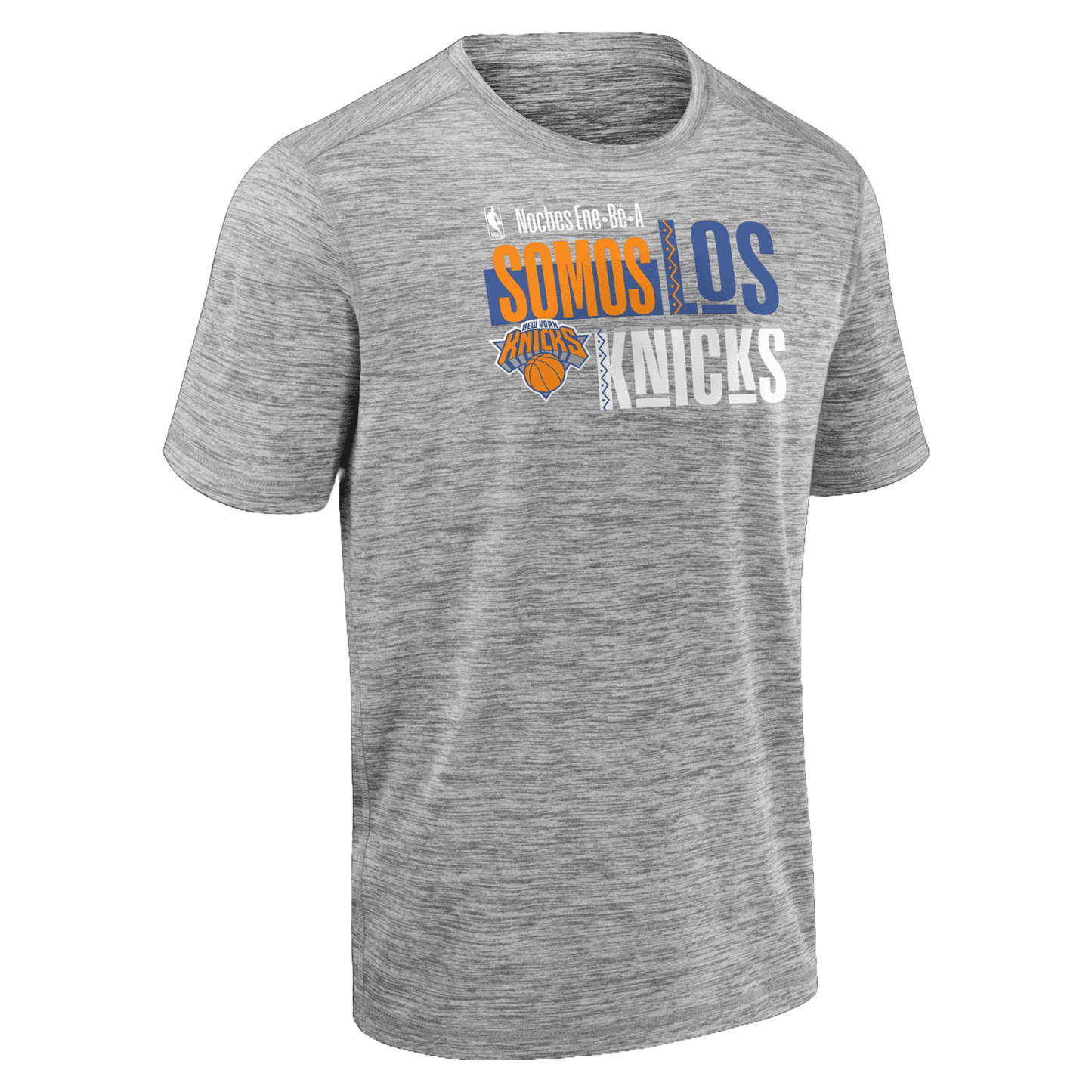 #32 Karl-Anthony Towns Autographed Knicks Player-Worn “Somos Los Knicks” Warm-Up Shirt