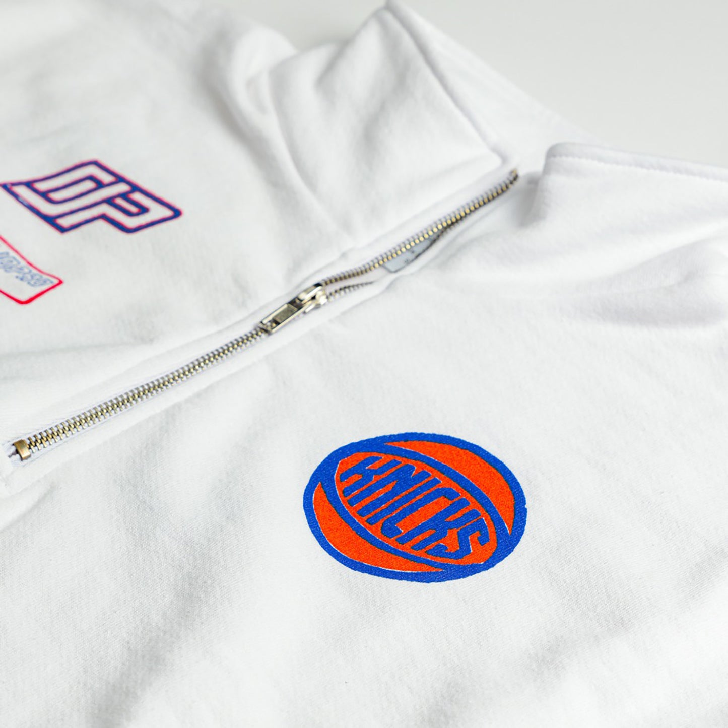 DANNIJOPRO x Knicks Varsity Cropped Half Zip