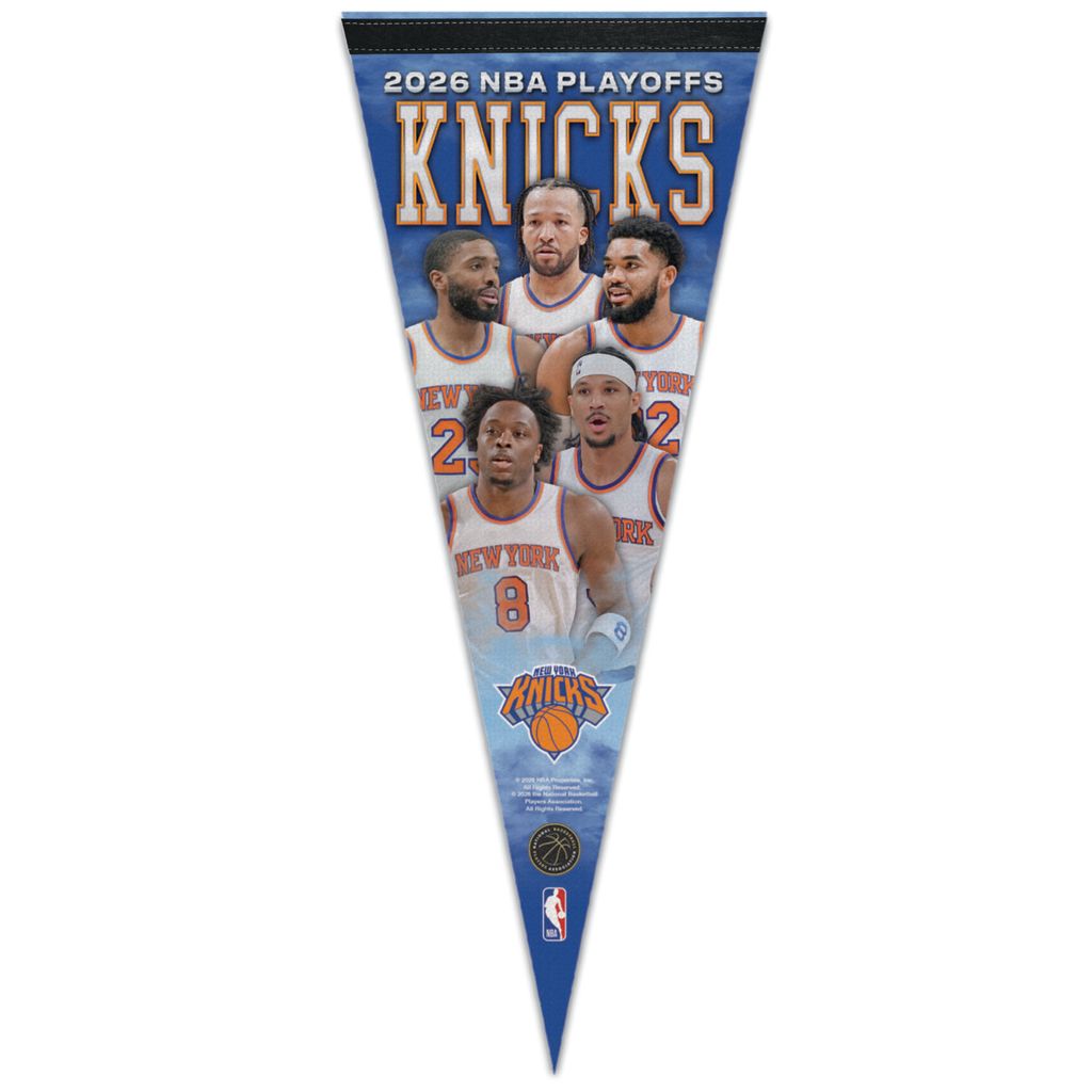 Knicks Playoffs 26 Player Pennant