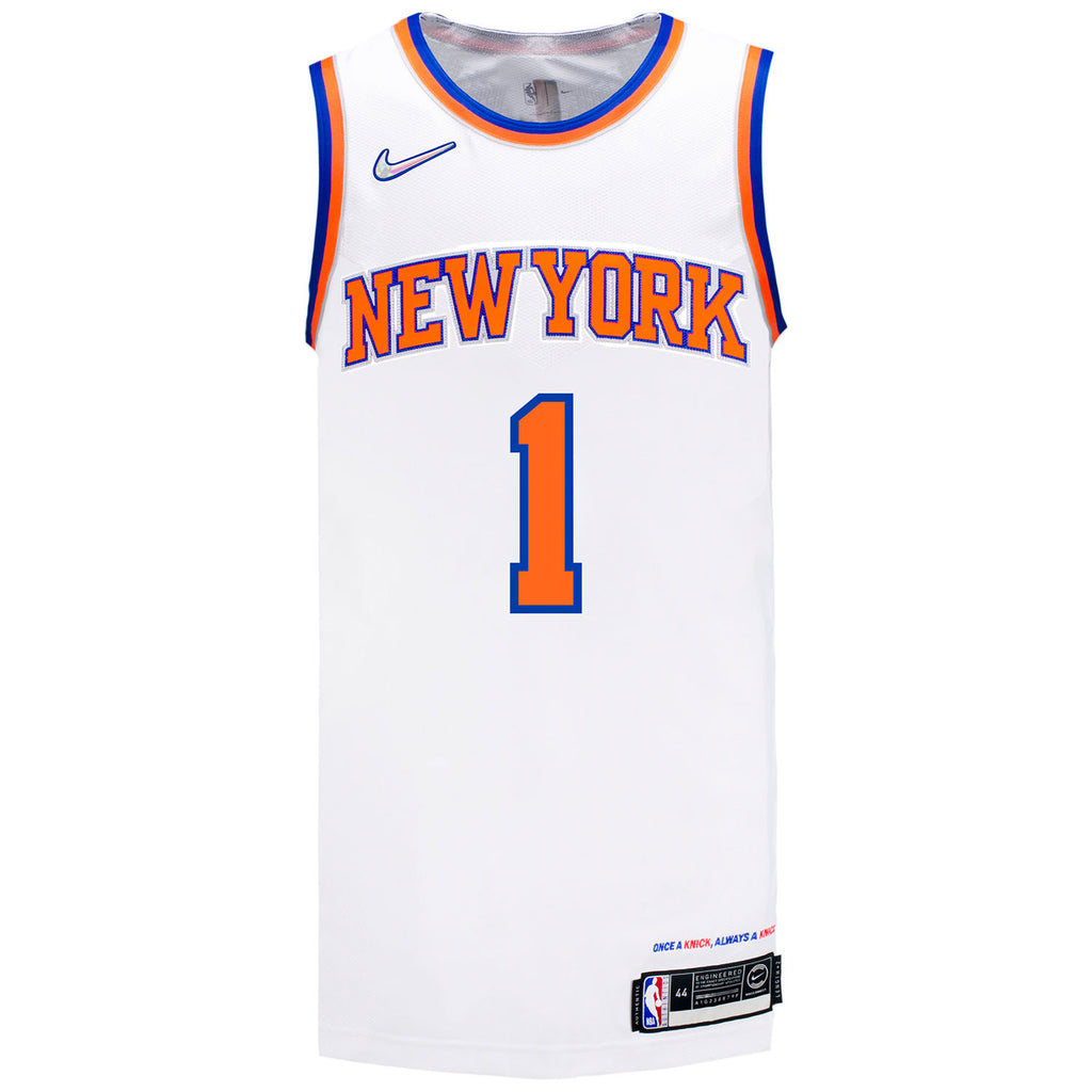 ny_islanders_fans Obi Toppin - 'ob1' - New York Knicks (White) T-Shirt