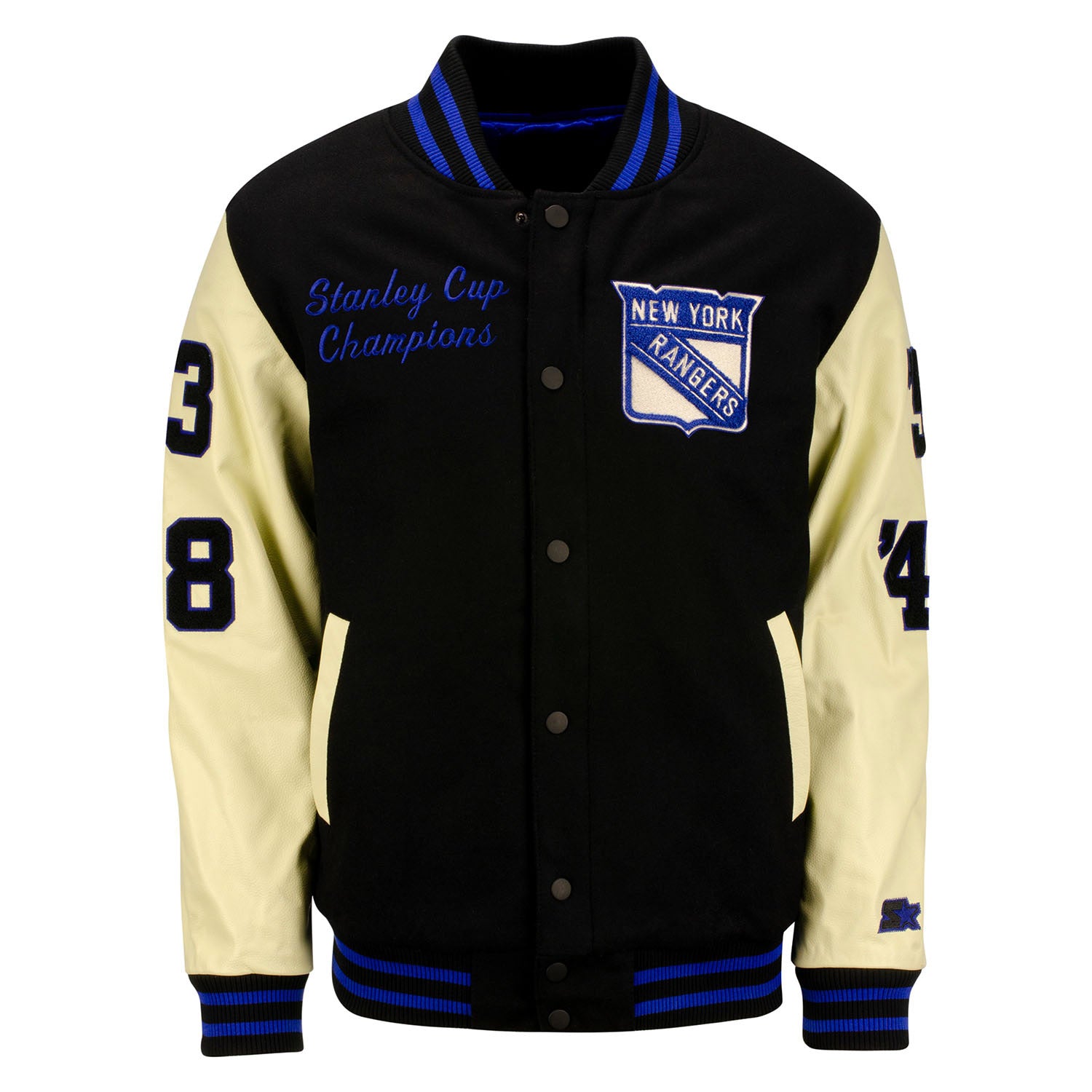 Starter Rangers Stanley Cup Wool Leather Jacket – Shop Madison