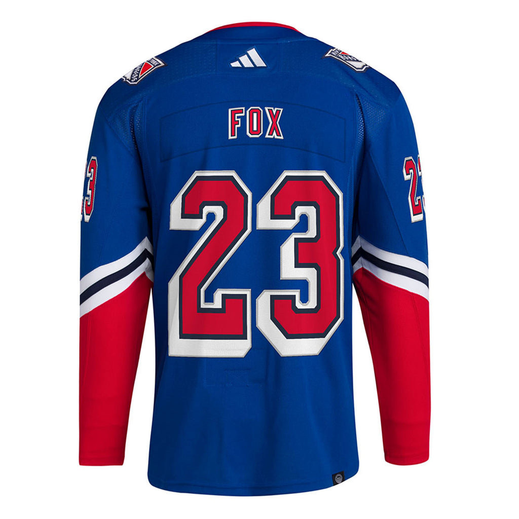 Adam Fox Signed New York Rangers Reverse Retro Jersey NHL Auto +