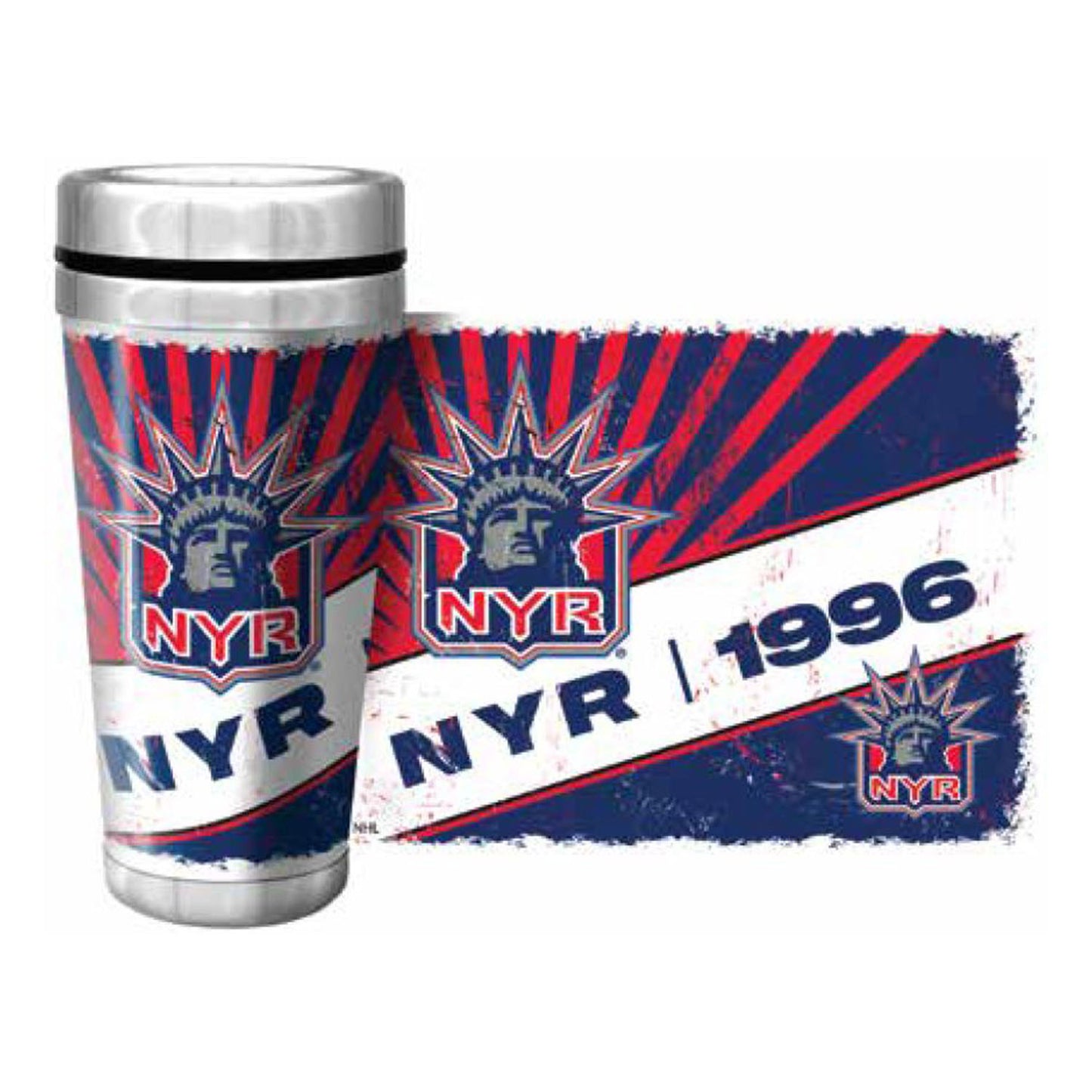 Mustang Rangers Reverse Retro Travel Tumbler - Front View