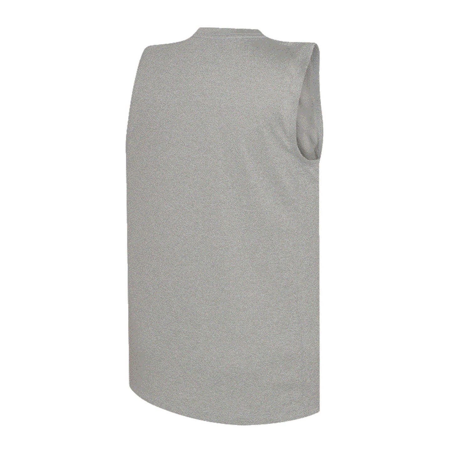 Youth Nike Knicks Practice Graphic Legend Tank In Grey - Back View