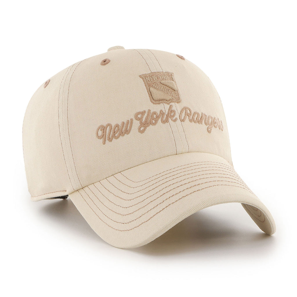 Women's '47 Brand Rangers Camel Haze Clean Up Hat