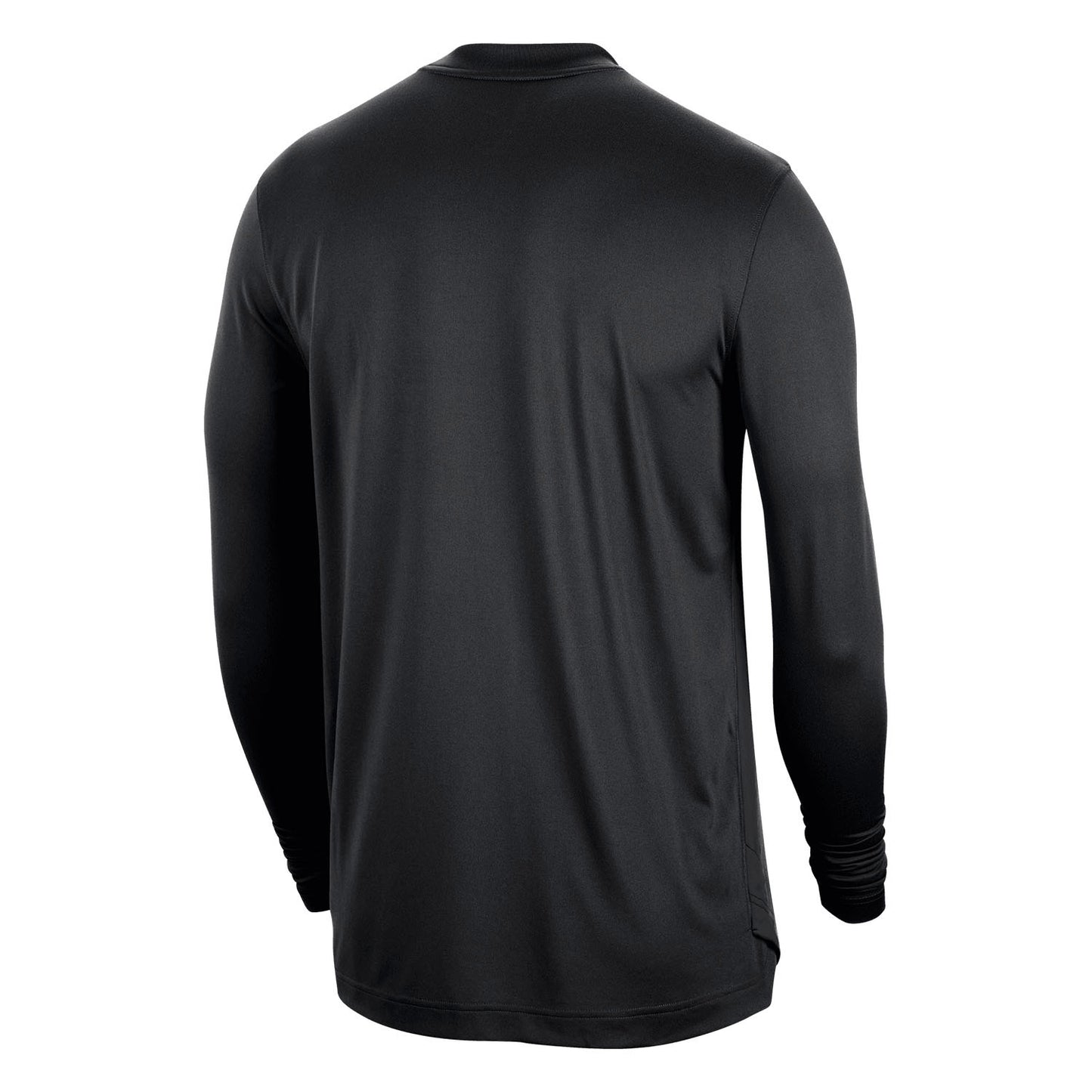 Nike Knicks City Edition 22-23 Pregame Longsleeve Tee In Black - Back View