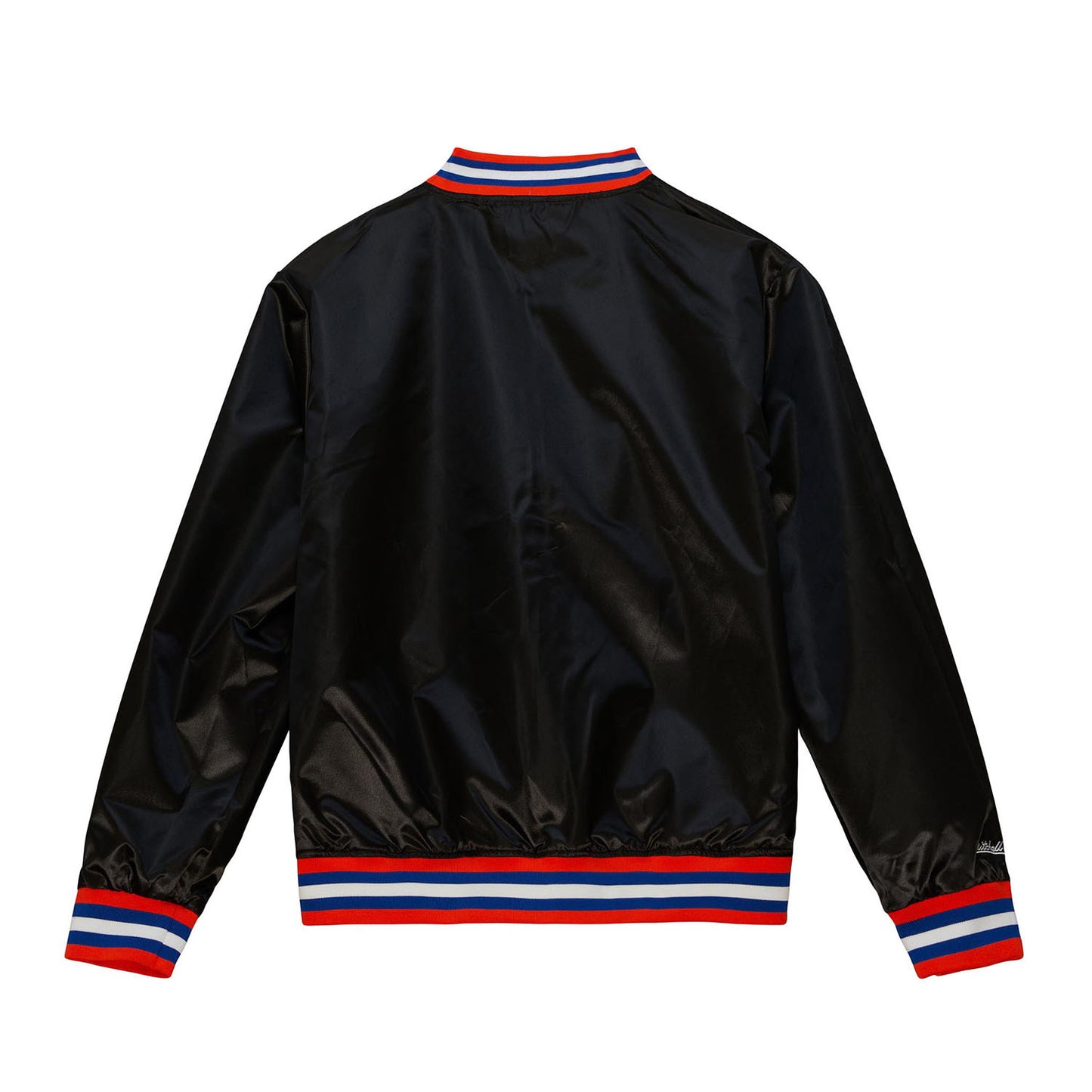 Mitchell & Ness Knicks Reversible Graffiti Jacket In Black - Back View