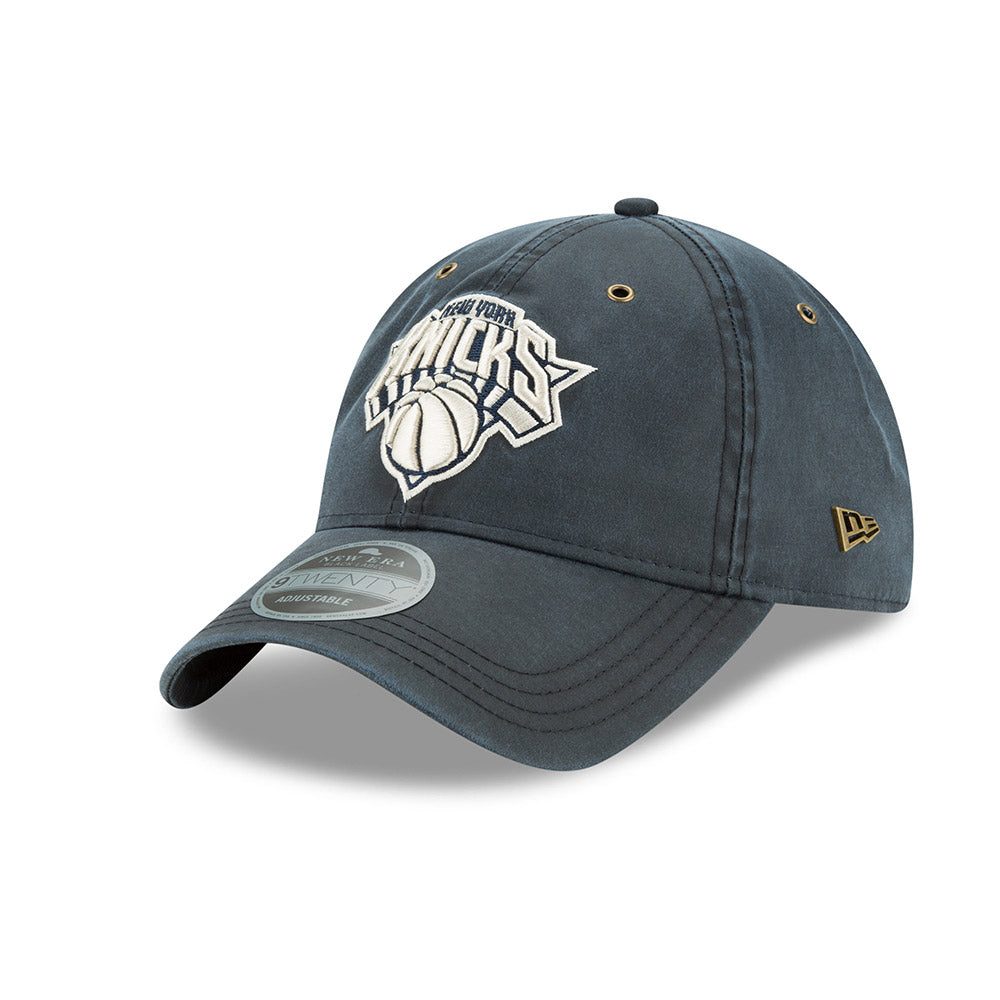 New Era Knicks 9TWENTY Waxed Cotton Adjustable Hat
