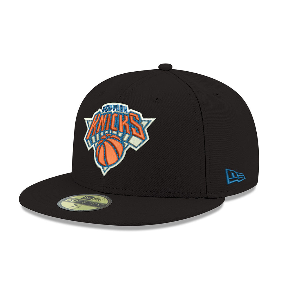 New Era NBA - New York Knicks Fitted Hat Caps - Black