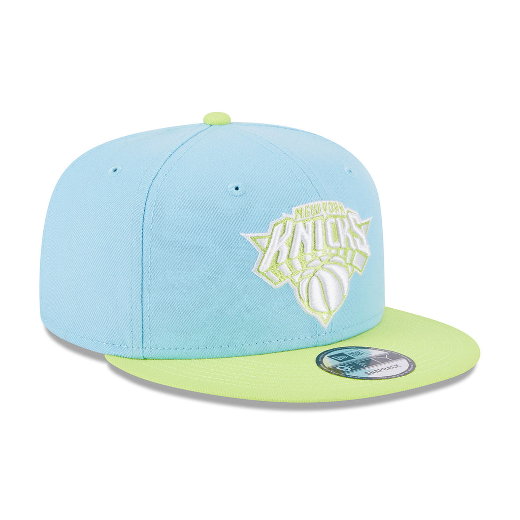 New Era Knicks Colorpack Two Tone Snapback Light Blue/Light Green Hat