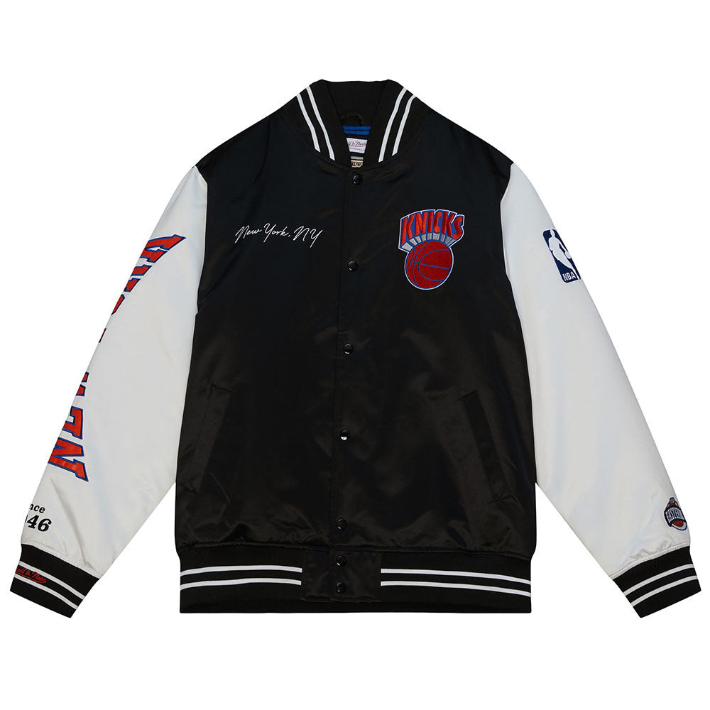 Mitchell & Ness Knicks Origins Varsity Satin Jacket