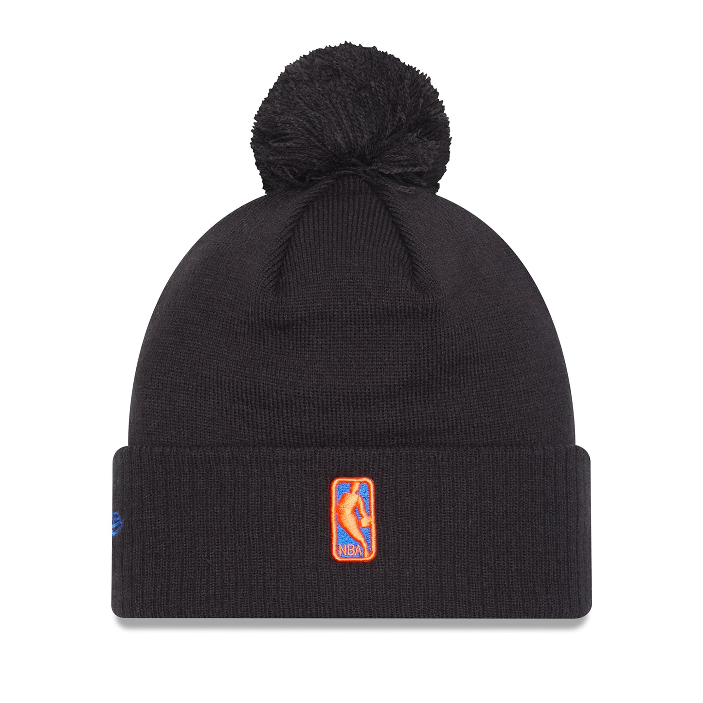 New Era Knicks City Edition 22-23 Alt Knit Hat In Black - Back View
