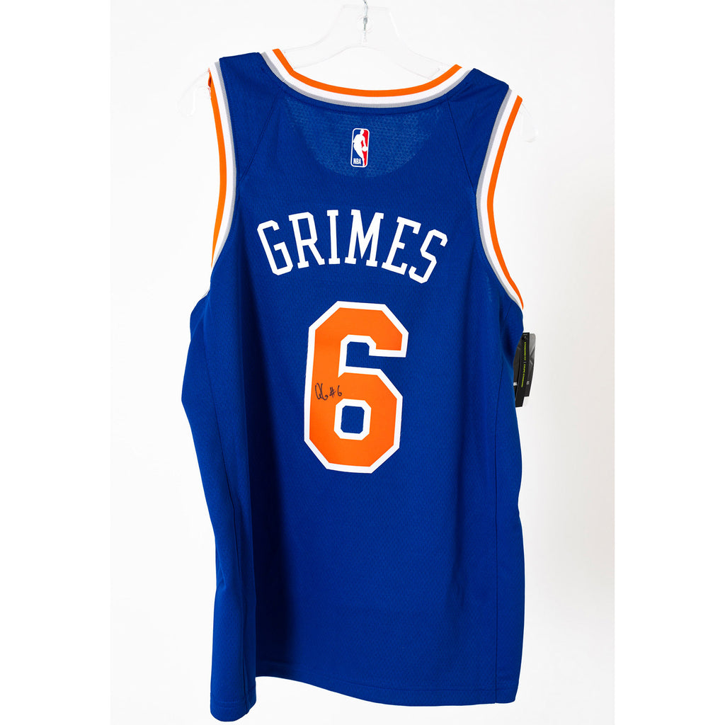 Quintin Grimes Signed New York Knicks Jersey JSA COA
