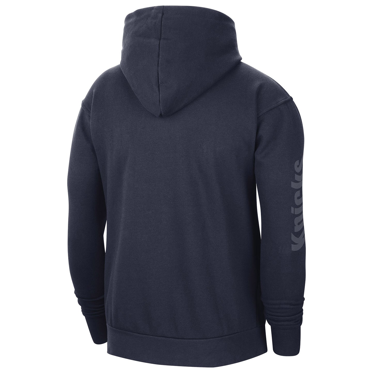 Nike Knicks 22-23 Statement Hoodie In Blue & Orange - Back View