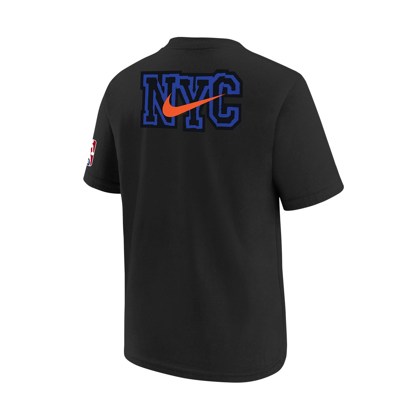 Youth City Edition 22-23 Essential Logo Tee In Black & Orange - Back View