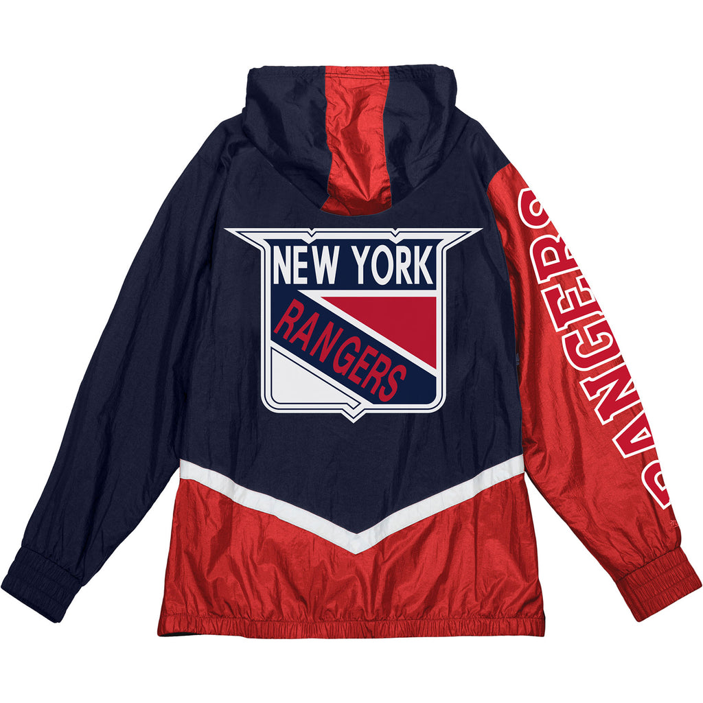 Men's Mitchell & Ness Navy New York Yankees Undeniable Full-Zip Hoodie Windbreaker Jacket