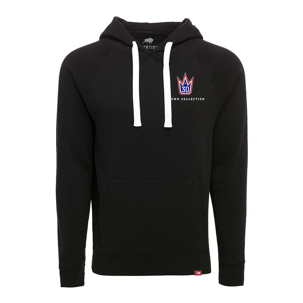 New York Rangers Crown Collection Olsen Hood in Black - Front View