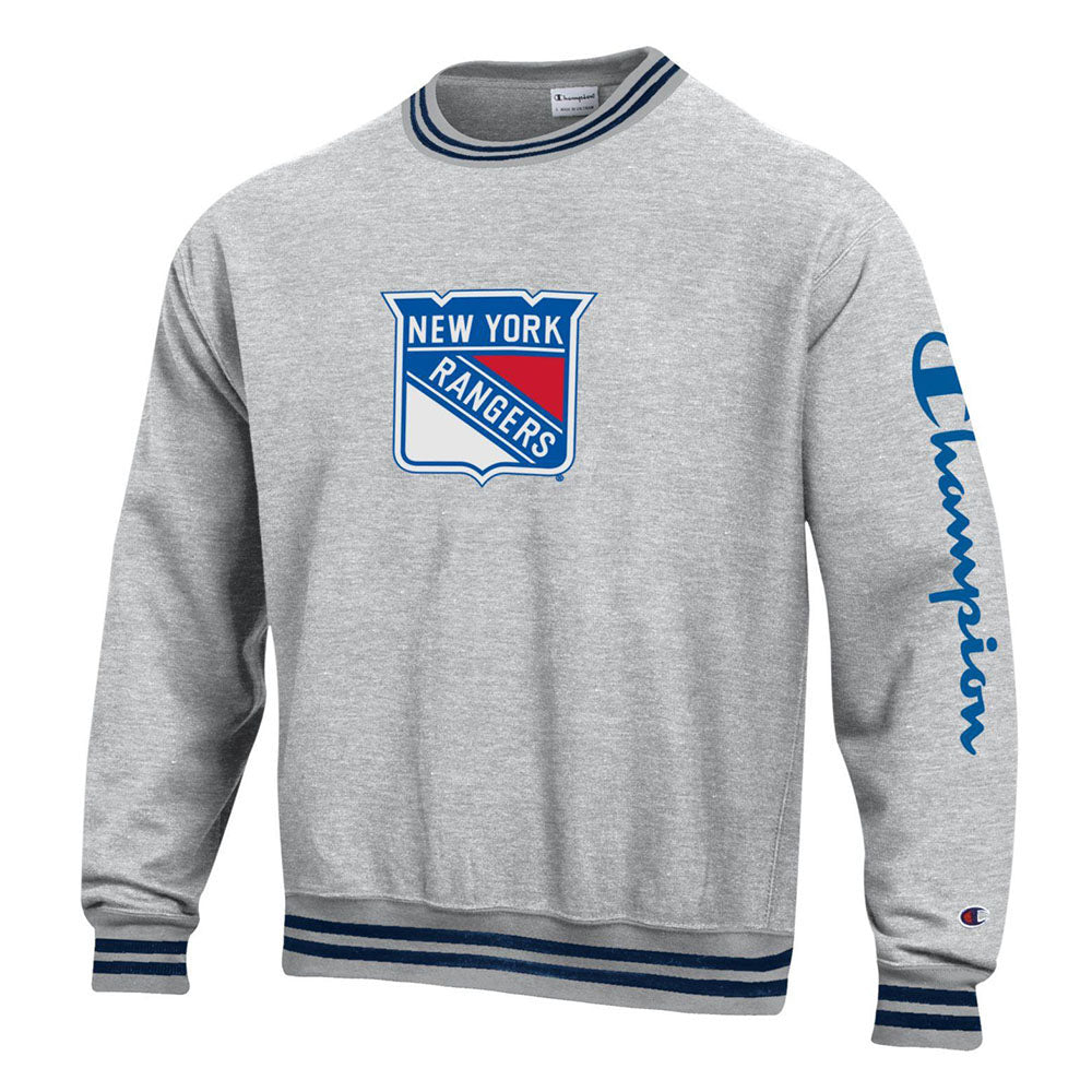 Champion Rangers Stripe Reverse Weave Crew – Shop Madison Square