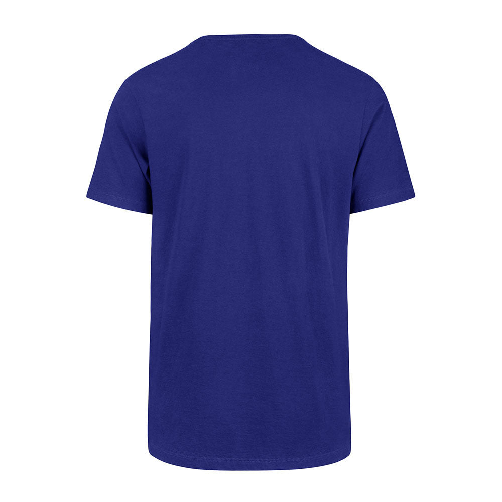 Lundqvist Night New York Rangers Logo Tee in Blue - Back View