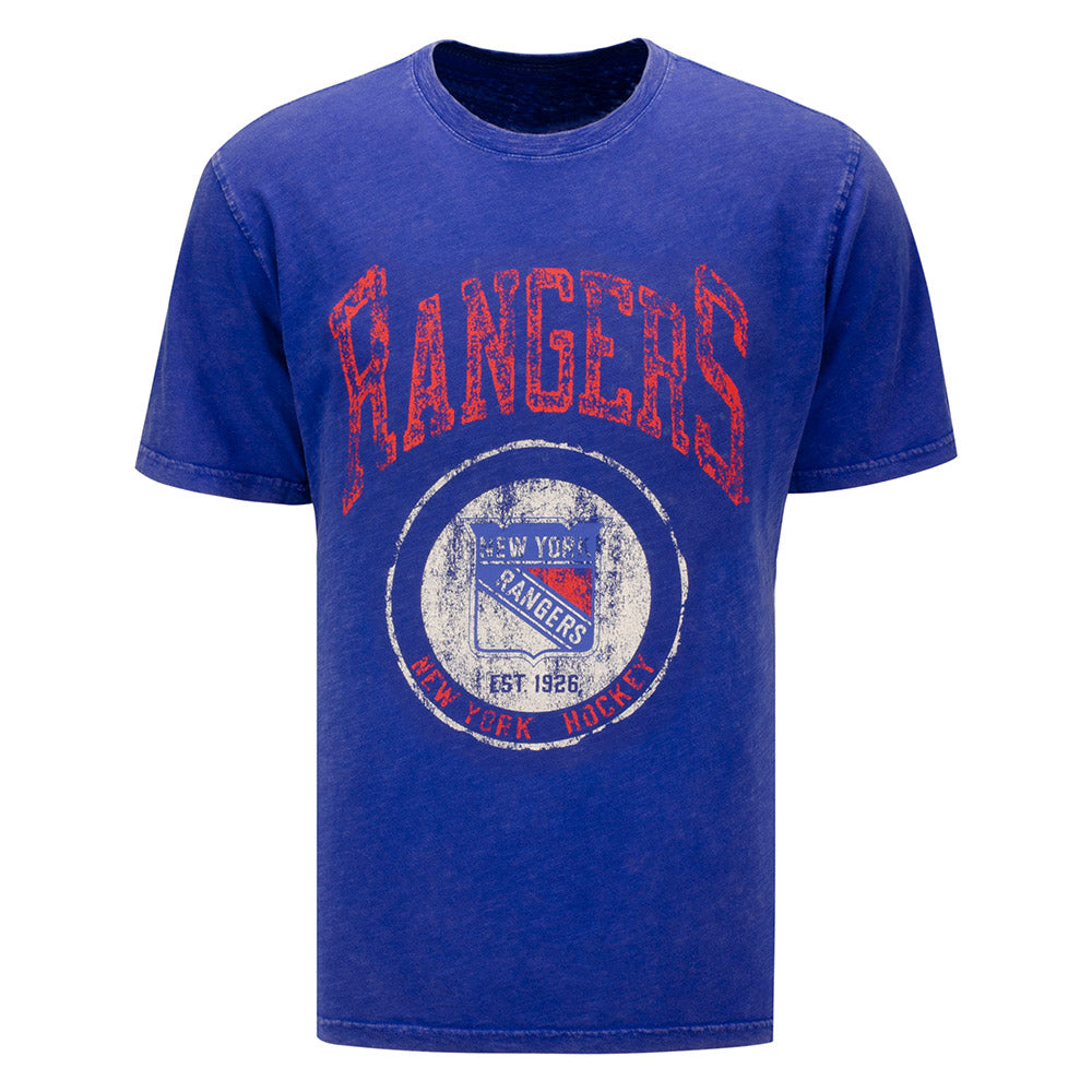 G3 Starter Rangers Retro Slub Tee In Blue - Front View