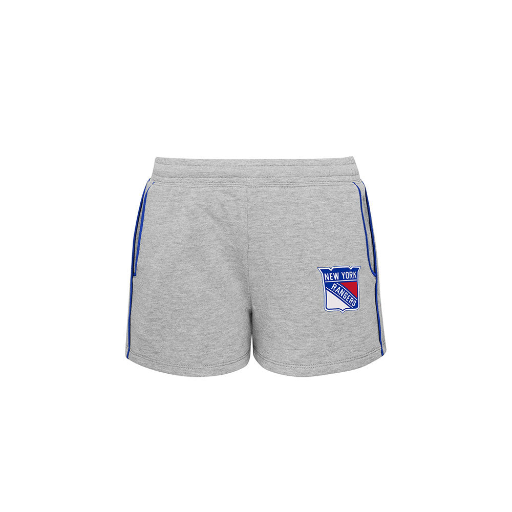 Kids Rangers Chase Your Goals Top & Short Set in Grey - Shorts Front View