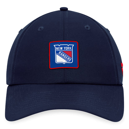 Fanatics Rangers 23-24 Authentic Pro Rink Performance Adjustable Hat - Front View