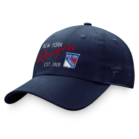 Women's Fanatics Rangers Fundamental Adjustable Hat