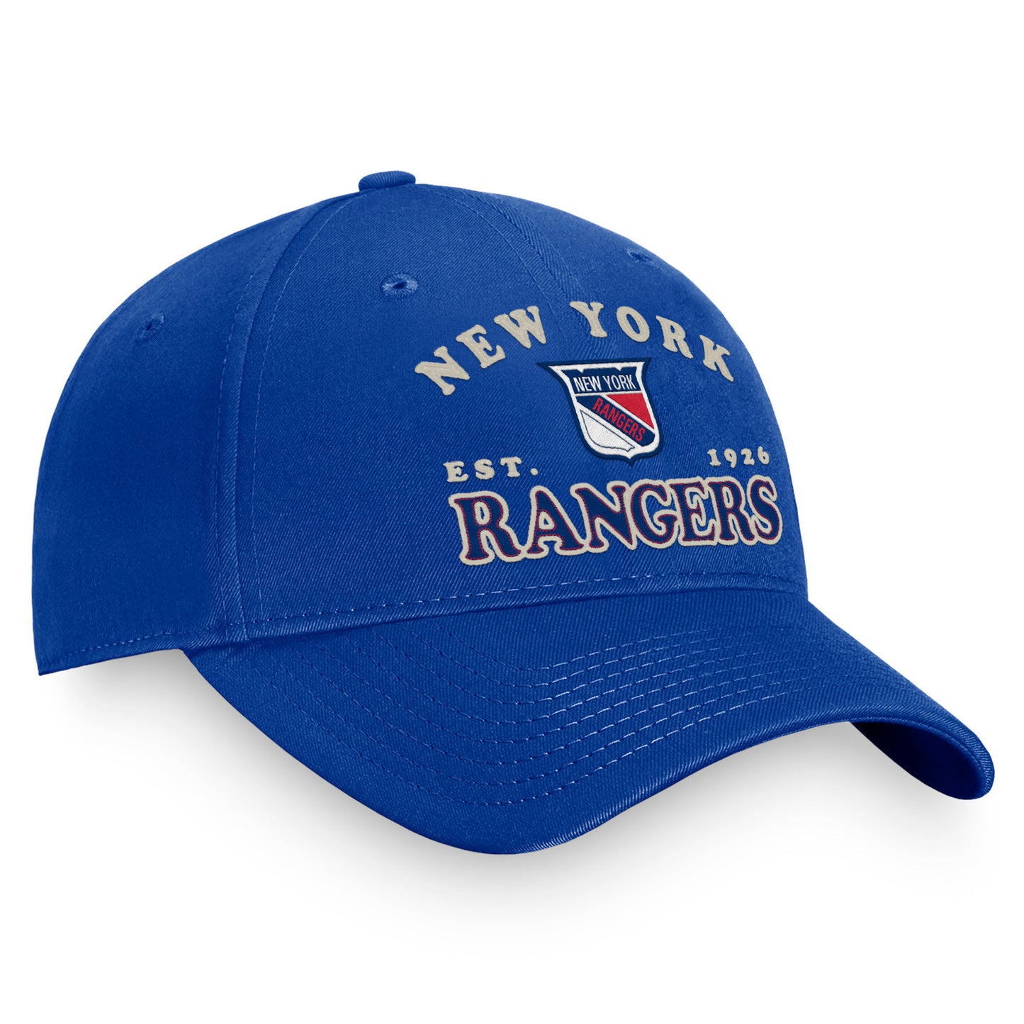 Fanatics Rangers Heritage Adjustable Hat - Angled Right View