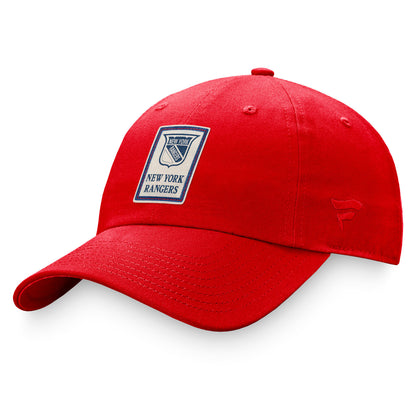 Women's Fanatics Rangers Heritage Adjustable Hat - Angled Left View