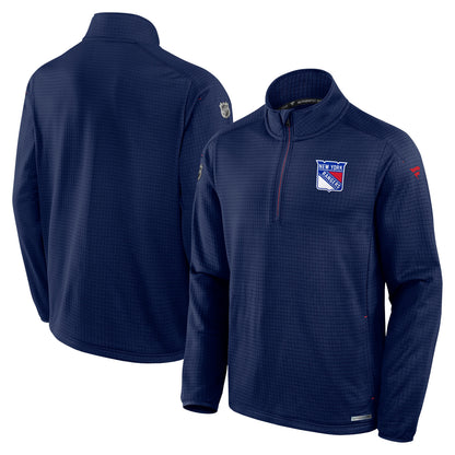 Fanatics Rangers 24-25 Authentic Pro Rink Lightweight Quarter Zip