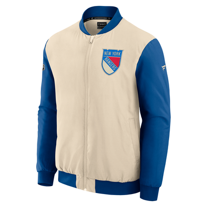 Fanatics Rangers Authentic Pro Winter Classic 2026 Road Bomber Jacket
