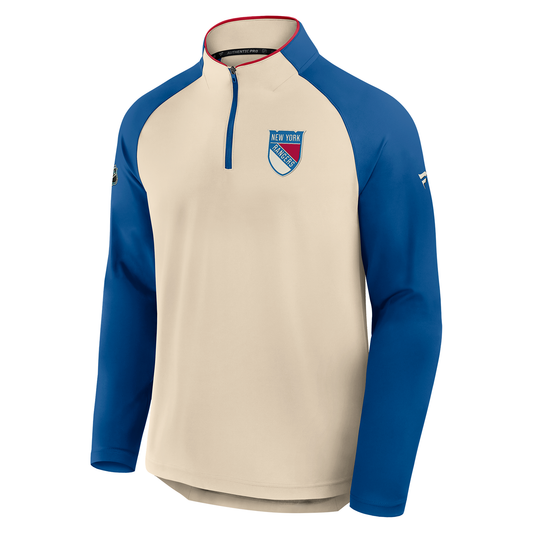 Fanatics Rangers Authentic Pro Winter Classic 2026 Rink Poly Quarterzip