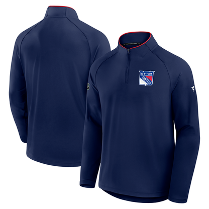 Fanatics Rangers 25-26 Authentic Pro Rink Training Quarter Zip