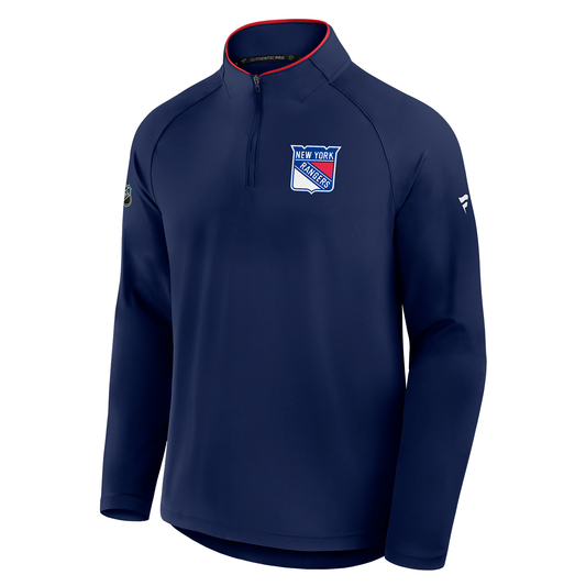 Fanatics Rangers 25-26 Authentic Pro Rink Training Quarter Zip Pullover