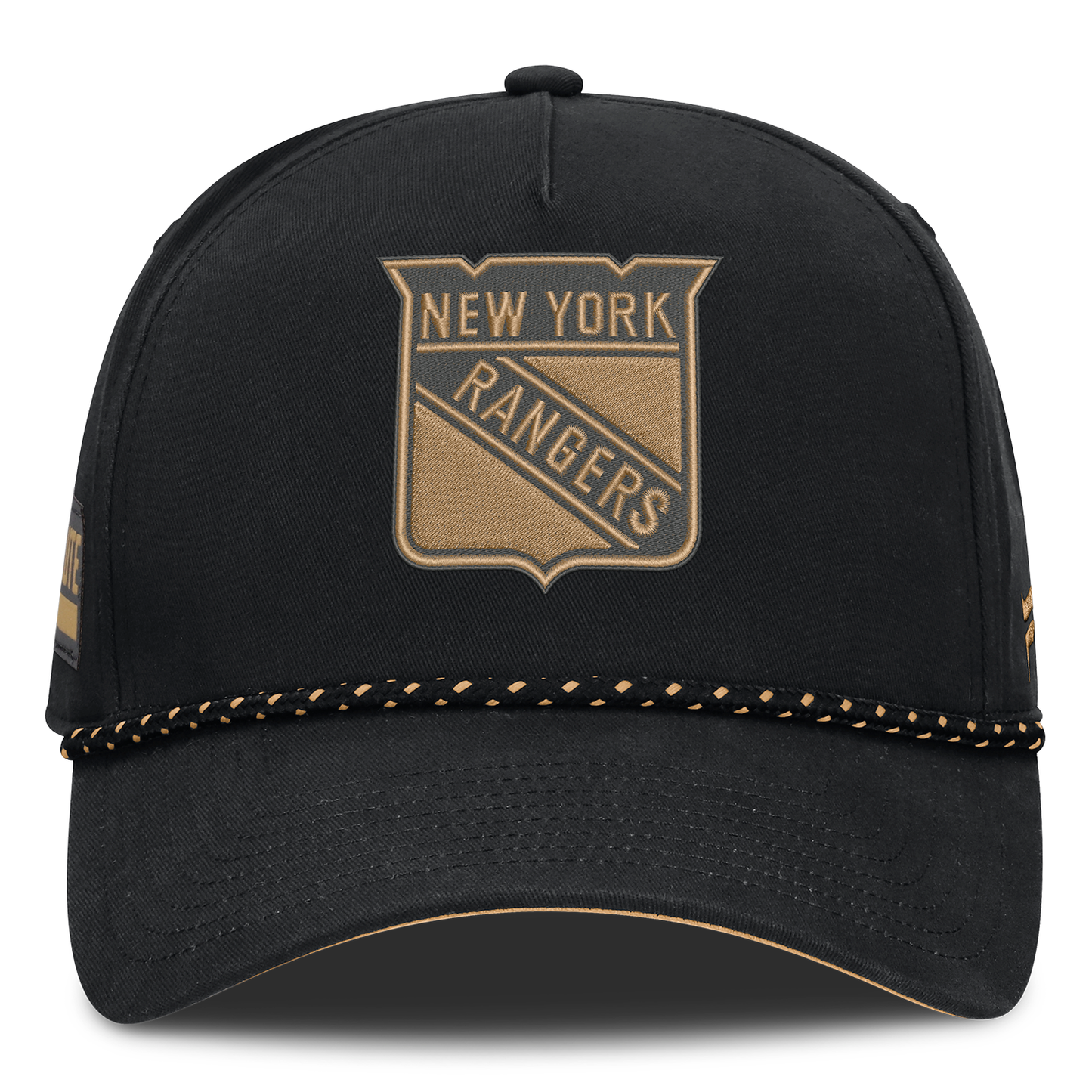 Fanatics Rangers 25 Military Appreciation Black Adjustable Hat
