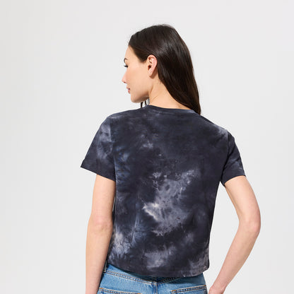 Terez Knicks Black Tie Dye Baby Tee