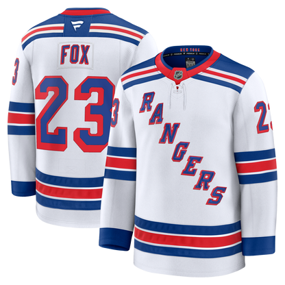 Adam Fox Fanatics Premium Road White Jersey