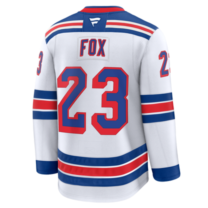 Adam Fox Fanatics Premium Road White Jersey