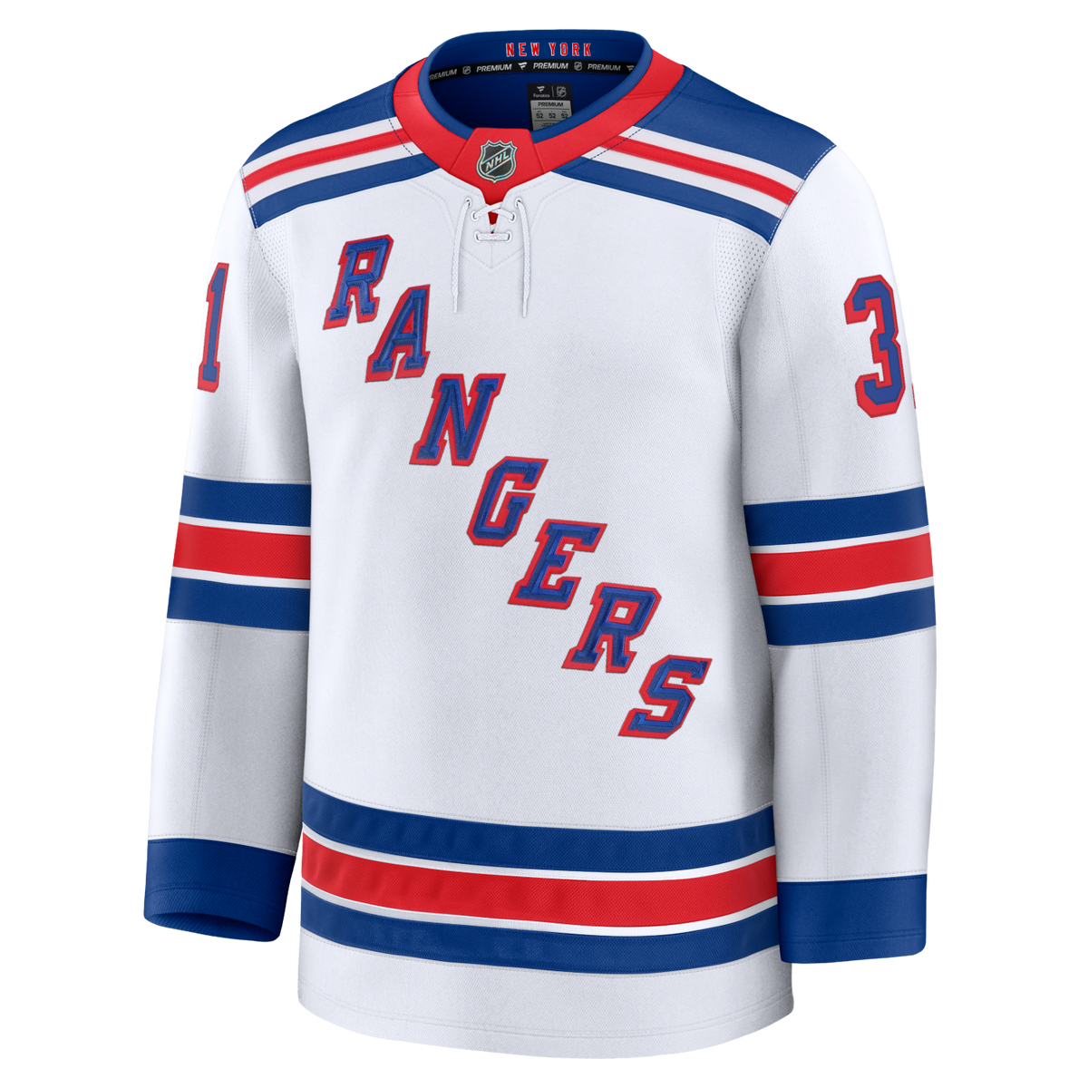 Igor Shesterkin Fanatics Premium Road White Jersey