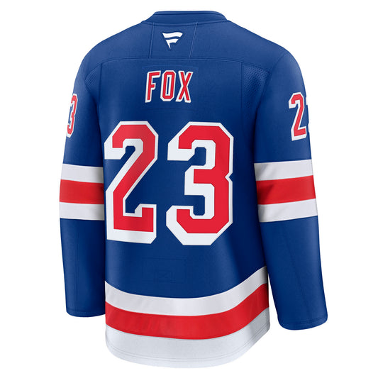 Adam Fox Fanatics Premium Home Royal Jersey