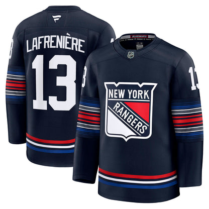 Alexis Lafreniere Fanatics Premium Third Navy Jersey