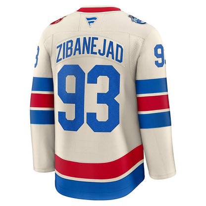 Mika Zibanejad Fanatics Premium 2026 Winter Classic Jersey