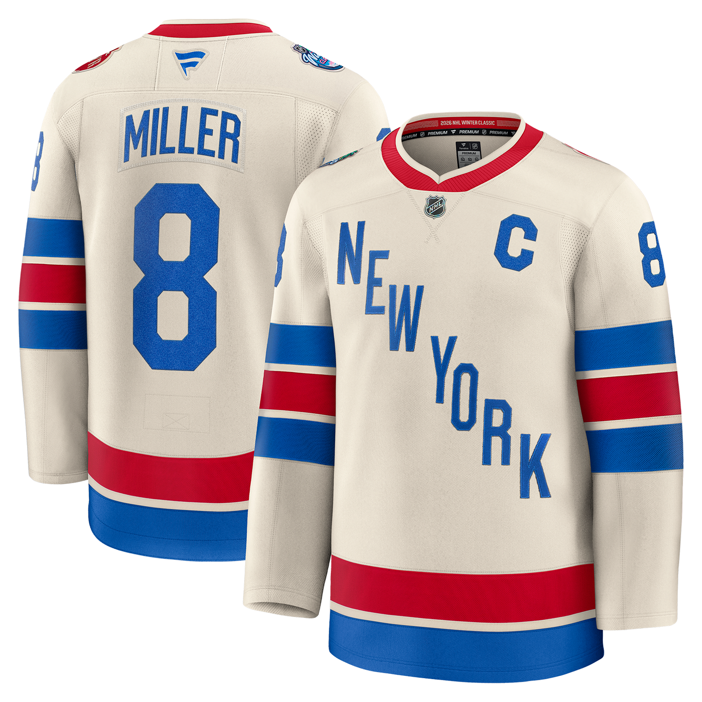 JT Miller Fanatics Premium 2026 Winter Classic Jersey