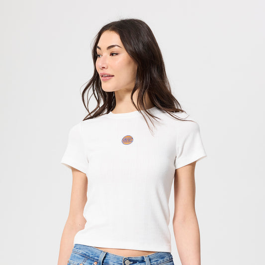 Terez Knicks Logo Sugar Swizzle Pointelle Tee